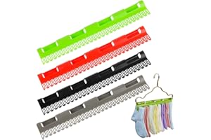 SMTelegance Sockentrockner 4 Stück Socken Aufhänger für Wäscheständer Sockenhalter Wäscheständer Kunststoff Winddicht Sockenhalter Socken Aufhänger für Socken Kleine Kleidung Unterwäsche (4 Farben)