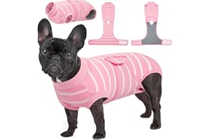 Kuoser Dog Recovery Suit, Dogs Surgical Recovery Suits Female Male, Soft Puppy Post Body Vest, Onesie Doggie Bodysuit after Surgery