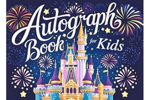 Autograph Book 2025: A Keepsake for Kids to Capture Signatures and Photos of Theme Park Adventures, Favorite Characters, Superheroes, and Family Members