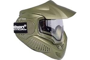 Valken Paintball MI-7 Goggle/Mask with Dual Pane Thermal Lens