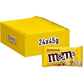 M&amp;Ms Peanuts Peanut Chocolate Crispy Sachets 24 Bags of 45g | Peanut Sachets With Crispy Chocolate: The Delicious And Conveni