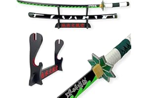 FÉENOMENN FEENOMENN Demon Slayer : Kimetsu No Yaiba - Katana Replica Hoja de Madera - SANEMI SHINAZUGAWA