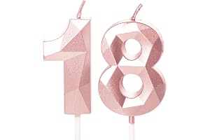 Födelsedagsljus för tårta, nummer ljus roséguld, grattis på födelsedagen ljus födelsedag tårta ljus tårtdekoration för barn p
