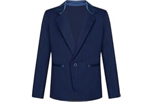 Yeahdor Kinder Jungen Blazer Jacke Langarm Gentleman Mantel AnzugjackeSmoking Anzug Sakko Hochzeit Geburtstag Party Festzug