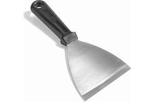 Lacor-60422-ST. STÅL GRILL SPATEL | Tillverkad av livsmedelssäkert rostfritt stål; hög korrosionsbeständighet och hållbarhet