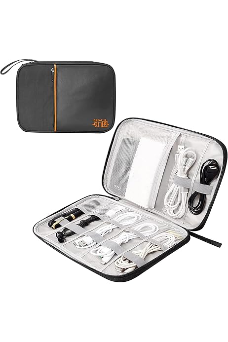 Usb Cable Bag For Chargers And Cables Travel Essentials