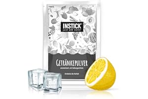 ‎INSTICK JUST ADD WATER INSTICK Ice Tea Zuckerfreies Instant-Getränk (Eistee Zitrone, Schwarzer Tee) – 1 Packung für 18 L – Veganes Getränkepulver Kalorienarm & Vitamin C – Instant-Pulver