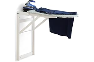 ARREDAMENTI ITALIA Deska do prasowania, 633 STIRO JOLLY, Drewno - Zamknięte - Białe wykończenie "Ar-It serce drewna"