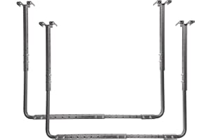 HyLoft 80844-10 34 in. x 26 in. Adjustable Garage Ceiling Mount Storage Rack Kit - Hammertone