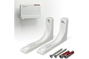 PRINTARI Wandhalterung für AVM FRITZ!Box 5690 Pro – Router-Zubehör, passgenau & robust, Glasfaseranschluss frei (Fiber), offene Bauform für Hitzeableitung, inkl. Bohrschablone – Made in Germany