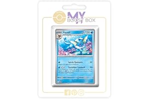 MY-BOOSTER Aquali (Vaporeon) 134/165 Holo o Reverso (Aleatorio) - Myboost X Écarlate et Violet 3.5-151 Box de 10 Cartas Pokémon Francés