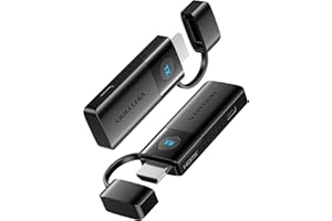 VENTION Mini Wireless HDMI Transmitter and Receiver 1080P@60Hz, Wireless HDMI 165FT/50M, 5G, Plug & Play for Streaming Video from Laptop/PC to Monitor/Projector/TV