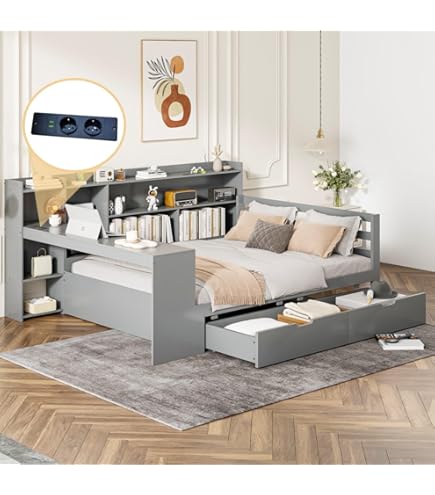 YEHTOKHOME Canapé-lit Moderne 90x200cm Avec éclairage LED | FindTheDeal