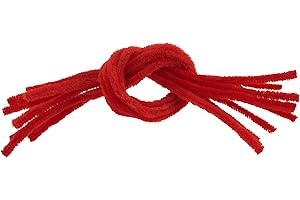 Fils chenille VBS, 10 pc. Rouge