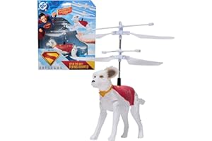 DC COMICS DC Superman - Statuetta Krypto volante 19 cm – Statuetta Krypto Super Cane Volante dal film, supereroe e super cattivo, giocattolo da collezione, giocattolo per bambini 4 anni e +