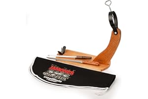 steelBlade - Jamonero Góndola + Cubre Jamón Kukuxumusu + Cuchillo Jamonero y Chaira - Soporte Jamonero fabricado en España