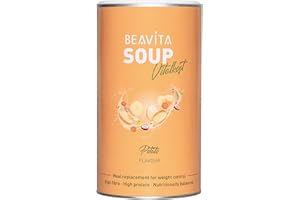 ‎BEAVITA BEAVITA Diät Suppe Kartoffel (540g Dose) für 9 Suppen zum Abnehmen*, nährstoffreicher Mahlzeitenersatz Shake, Kalorien sparen & Gewicht reduzieren mit einer leckeren Instant Suppe