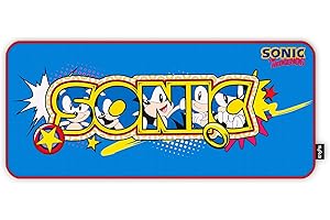 Energy Sistem Gaming Mouse Pad ESG Sonic Tapis Gaming (Format XXL, Base en Caoutchouc antidérapante, Anti-Slip Rubber Base) (Classic)