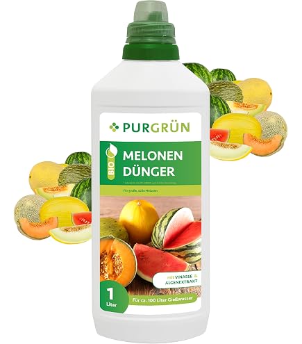 Bio-Wassermelone-Dünger 1 Liter – NPK 3+2+6, Konzentrat Für 100 Liter Gießwasser, Für Bio-Anbau