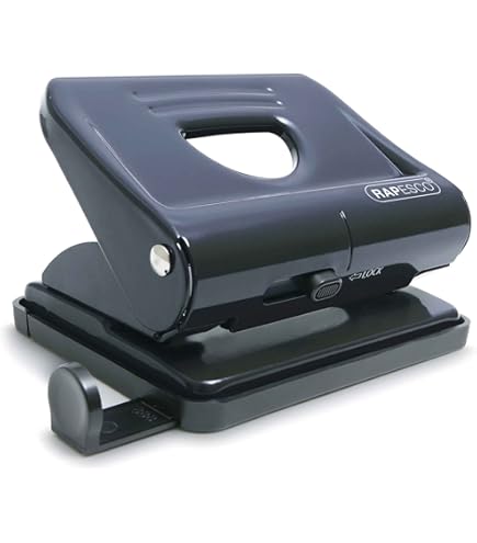 Kit Perforatrice/agrafeuse 2 Trous Métal - 1000 Agrafes Incluses - Pour Papier A3 à B4, Jusqu'à 20 Feuilles - Rose