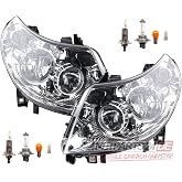 Johns, Headlight set compatible with Ducato, Citroen Jumper, Peugeot Boxer Set includes bulb.