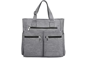 VOLGANIK ROCK Laptop Bag Large Tote Bags 15.6" Waterproof Shoulder Bag for Work School Business Handbag