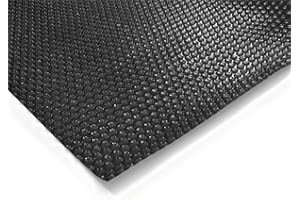 Zelsius Solarfolie, eckig | 8 x 5 m | schwarz | 400µ | Noppenfolie, schwimmend | Poolabdeckung, Solar Folie für Pool, Solarplane, Thermoplane, Wärmefolie, Poolsolarplane