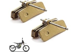 DEFIYEAR 2PCS Brake Pads for Surron - Motorcycle Front & Rear Disc Electric Bike Brake Pads for Sur Ron Light Bee X and S Segway X160 X260 Talaria Sting MX3 R MX4/Altis Sigma/Rawrr Mantis X/X160/X260