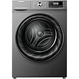 Hisense WFQY7012EVJMT 7 Kg Front Load Fully Automatic Washing Machine with Inverter Motor, 1200 RPM, 15 Mins Quick Wash Program & Delay Timer, Titanium Gary, 1 Year Warranty