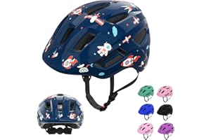 KORIMEFA Toddler Bike Helmet 1+ Years Old Baby Kids Cycling Scooter Helmet for Infant Boys Girls Age 1-8 Adjustable & Lightweight for Bicycle Skating Safety
