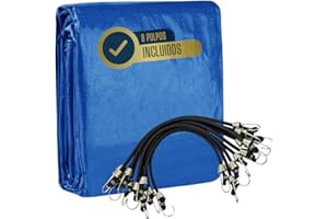 MOEM&AN Lonas Impermeables Exterior 2x3 con Pulpos Elásticos Mejorads, Lona Impermeable Multiusos con Ojales, Toldo Impermeable, Bricolaje - Cubre Muebles Jardín, Barbacoa, Leña, Aísla Humedad Suelo, Camping