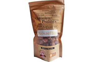 LES PRALINES À L'ANCIENNE Pralines à l’Ancienne - Pralines aux Noisettes 300g - Véritables Chouchous Noisettes Caramélisées - Friandise Artisanale - Sachet Encas Apéritif - Fabriquées en France