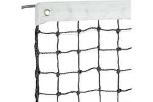 Aoneky 33' Outdoor Replacement Professional Singles Tennis Court Net - 4 mm Double Braided