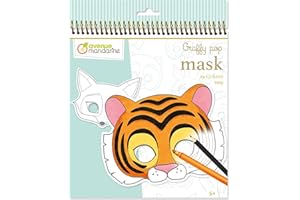 Avenue Mandarine "Máscara de diseños de animales" graffy Pop para colorear Pack (Black/White)