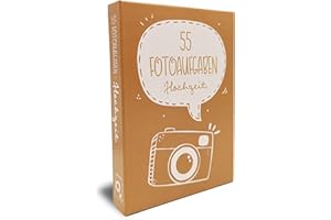 Sophies Kartenwelt Gioco di nozze selfie – 55 cartoline con compiti fotografici divertenti – regalo di nozze e alternativa creativa al libro degli ospiti – Gioco creativo per gli ospiti