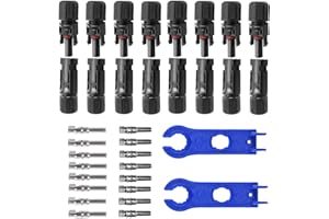 GIAK 8Paar Solar Kabel Solarkabel Solarpanel Stecker Solarkabelstecker für Solarpanelsysteme Solarpanel-Adapter