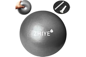 ZHIYE Pilates Yoga Ball Exercise Ball Core Fitness Bender, Yoga, Stability, Barre, Training Physical Therapy Anti-Slip Swiss Ball Gym Home