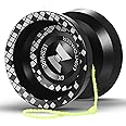 LESHAREYoyo Non-Responsive Pro X3 for Advanced yoyo Players Includes Responsive yoyo for Beginners Aluminum Yoyo for Kids + 5 yoyo Ropes + Gloves + User Instructions