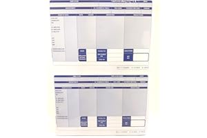 OfficeGear Iris Paylsips [1,000 Pack] 2 Paylsips per A4 Page Compatible with Iris 80/81/82 CF01 RF01 and FY95 - Use Any Printer