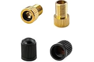 Desenda 2 PCS Presta Valve Adapter Bicycle Valve Adapter, Convert Presta to Schrader for Bicycles, Road Bikes and Most Mountain Bikes.