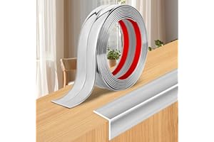 LEFUNOM Molduras Decorativas Autoadhesivas Flexible Moldura de Pared bandas de protección de Bordes para Protección de Esquinas y Techos (Plata, 4cm×3m)