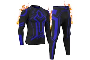 MeetHoo Bielizna termiczna męska - Zestaw warstw podstawy Mężczyźni