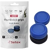 Setex Gecko Grip, 1 Y&uuml;ksek Bel + 1 D&uuml;ş&uuml;k Bel Kelebek Kavrama Kılıfı, Playstation PS5, PS4, Xbox One, Steam Deck, Kaymaz Mikro