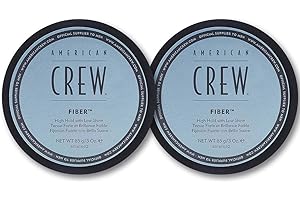Lot de 2 American Crew - Crème de Modelage pour Cheveux - Fixation Forte et Brillance Faible - FIBER - 2 X 85g