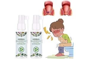 PELINUAR H-emocare Kräuter-Hämorrhoiden-Spray, natürliches pflanzliches Hämorrhoiden-Spray, Hämorrhoiden-Linderungscreme, Hämorrhoiden-Behandlungsspray(2 Stück)