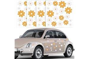EQLEF Naklejki samochodowe Naklejki Kwiatowe, Naklejki Samochodowe Kwiaty Naklejka Samochodowa Stokrotka Naklejki Samochodowe Naklejki Samochodowe Naklejki Na Kwiat Ciała Naklejka