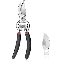 S. Kunde & Sohn Germany Die leichteste geschmiedete Gartenschere + 1 Ersatzklinge gratis / 148g / 170mm lang/SKS 6…