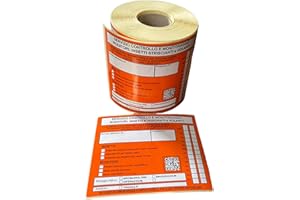 MONTIDISTRIBUZIONE 200 Etichette adesive Cartello segnalatore. Per la segnalazione dell'esca Topicida