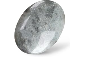 MAIBAOTA 2.4" Moonstone Healing Crystal Gemstones Pocket Polished Gifts Oval Shape Reiki Spiritual Energy Nature Crystals for Women Men Relief Balancing Stress Divination Meditation