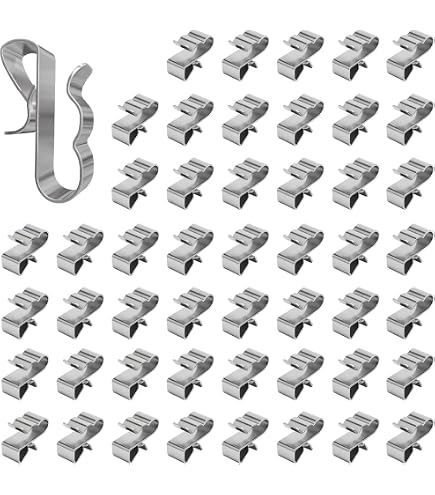 Clips De Fixation Câble JCUGSBS - 30 Pièces - Acier Inoxydable - Pour Solaire Ou électrique